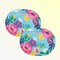 9.25" x 12" Floral Oval Paper Platters Elegant Dinner Serving Plates for Parties 24 Count